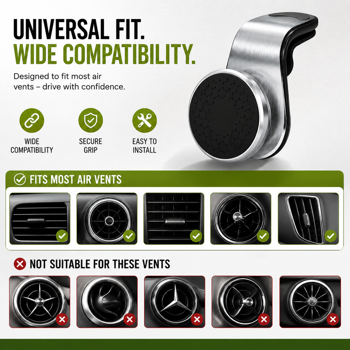Universal Mount Holder - Strong Grip | Adjustable