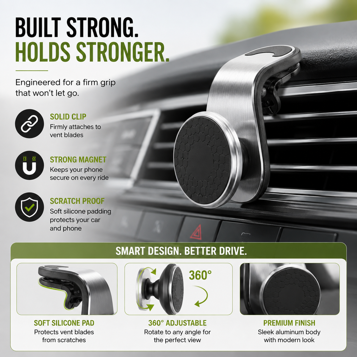 Universal Mount Holder - Strong Grip | Adjustable