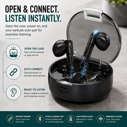 Calus LP9 Pro Wireless Earbuds - Noise Reduction | Low Latency