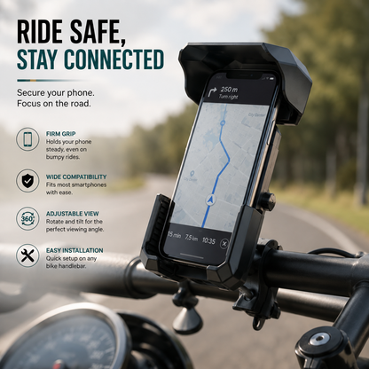 Flexible & Adjustable Bike Holder - Space-Saving Wall & Garage Mount