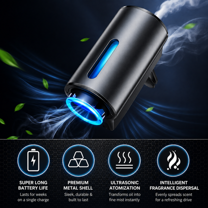 Smart Car Air Freshener - Natural French Perfume | 45 Days Long-Lasting