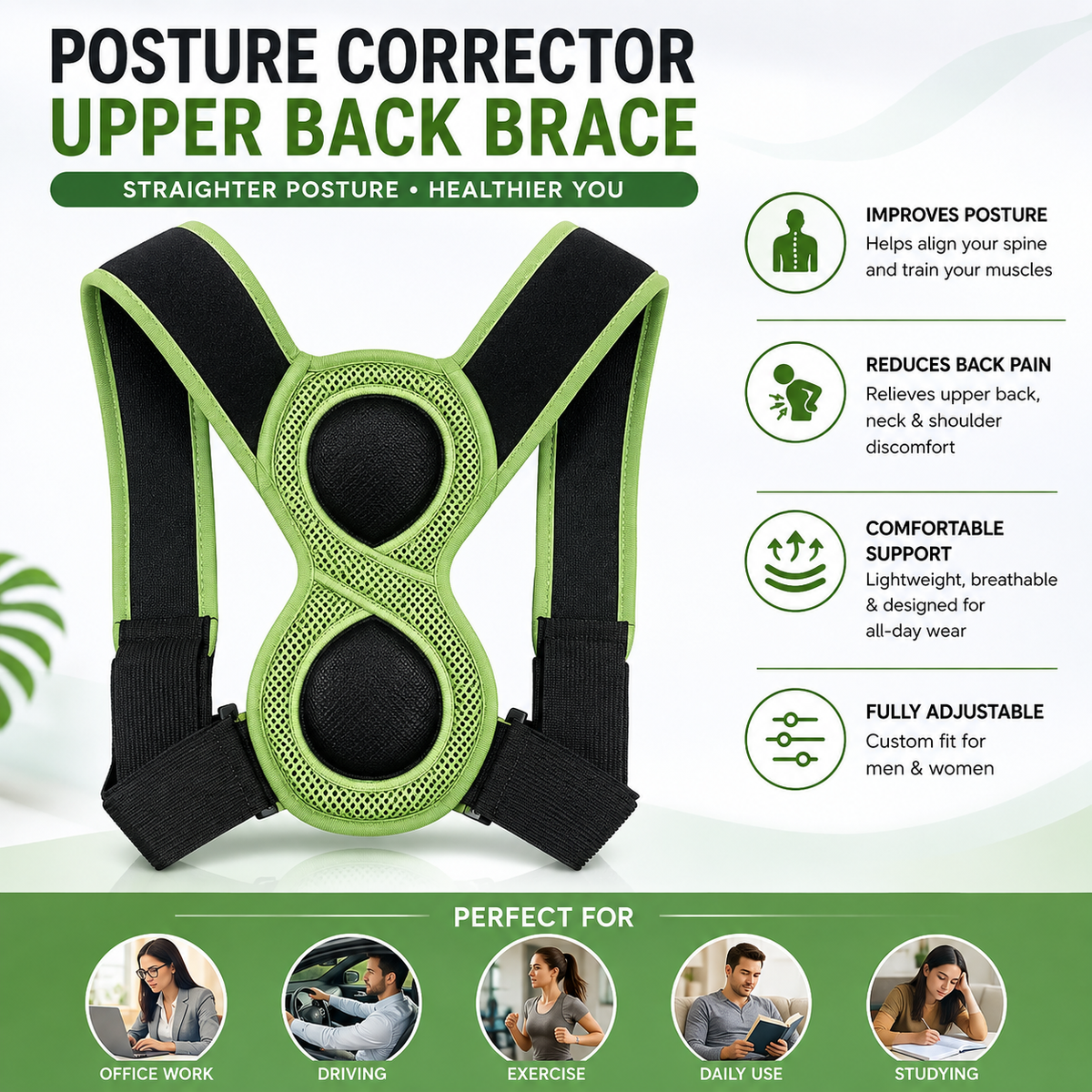 Back Posture Corrector Belt - Stand Tall & Confident!