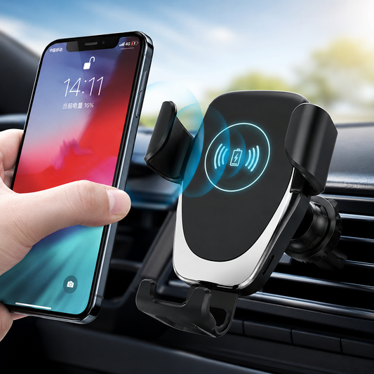 Auto-Clamping Wireless Car Charger - 10W Fast Charging Holder
