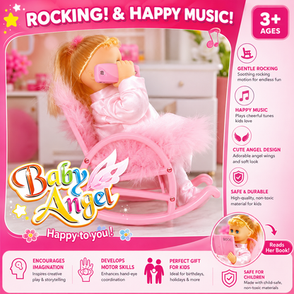 Baby Angel Doll - Musical & Colorful Light-Up Toy for Kids (3+ Years)
