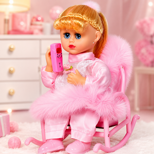Baby Angel Doll - Musical & Colorful Light-Up Toy for Kids (3+ Years)