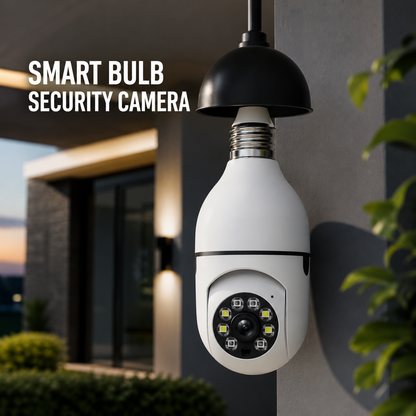WiFi Smart Panorama Camera - 360° Bulb Security Camera