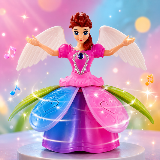 Dancing Angel Princess Doll with 3D Lights & Music