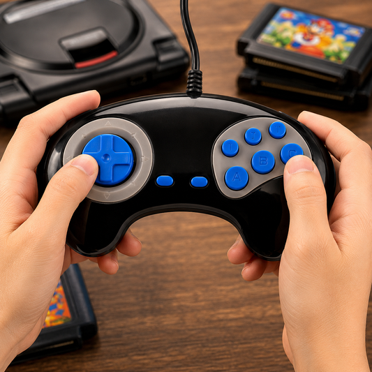 SEGA Genesis Retro Play Console - 12 Classic Games Plug & Play
