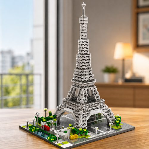Jianhui Paris Tower Block Set - Kids Building Architecture Toy