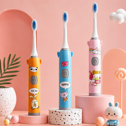 Children’s Cartoon Electric Toothbrush Fun & Gentle Brushing