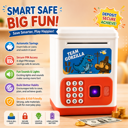 Kids Electronic Money Box - Password Piggy Bank Fun Toy Gift