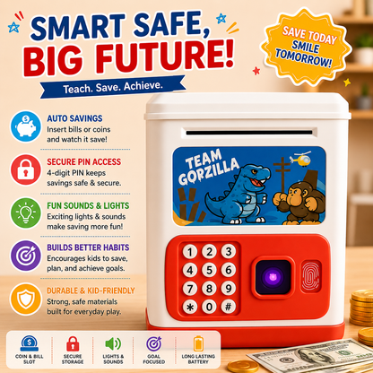 Kids Electronic Money Box - Password Piggy Bank Fun Toy Gift