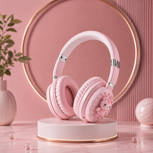 Labubu Wireless Headphones - Bluetooth 5.3 | TF Card Support