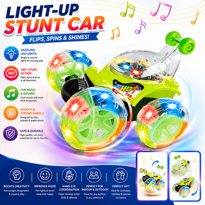 RC Dancing Car for Kids - Music, Lights & Fun Stunt Toy