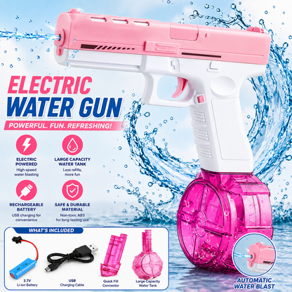 Glock Electric Water Gun | Rechargeable Automatic Water Blaster
