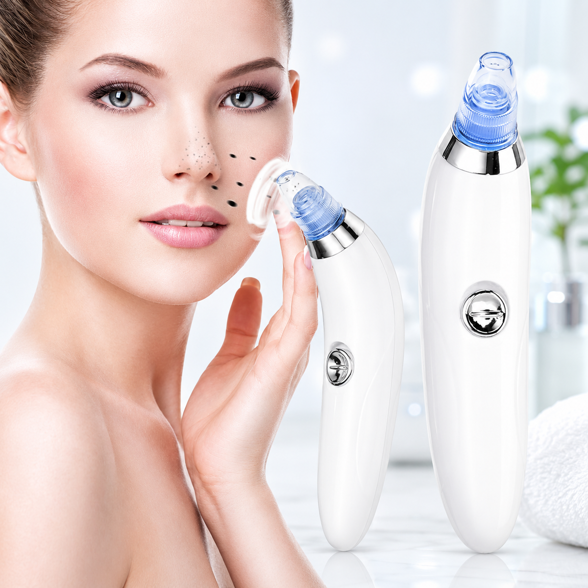 💆‍♀️Pore Cleaning Device | Blackhead Remover Vacuum USB Rechargeable