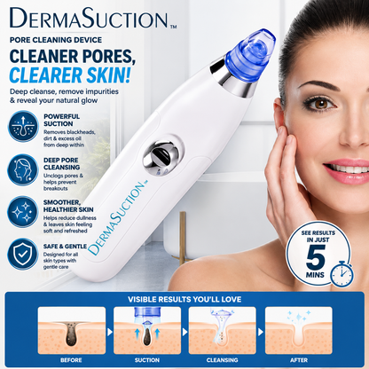 💆‍♀️Pore Cleaning Device | Blackhead Remover Vacuum USB Rechargeable