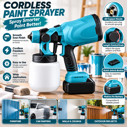 Portable Paint Sprayer | Wireless Design