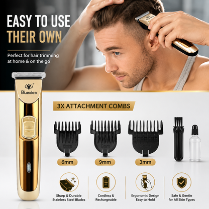 Electric Hair & Beard Trimmer | Professional Clipper for Men