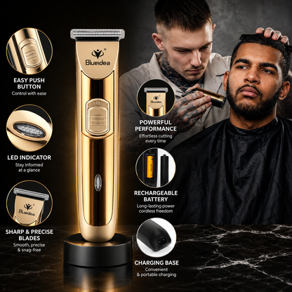 Electric Hair & Beard Trimmer | Professional Clipper for Men