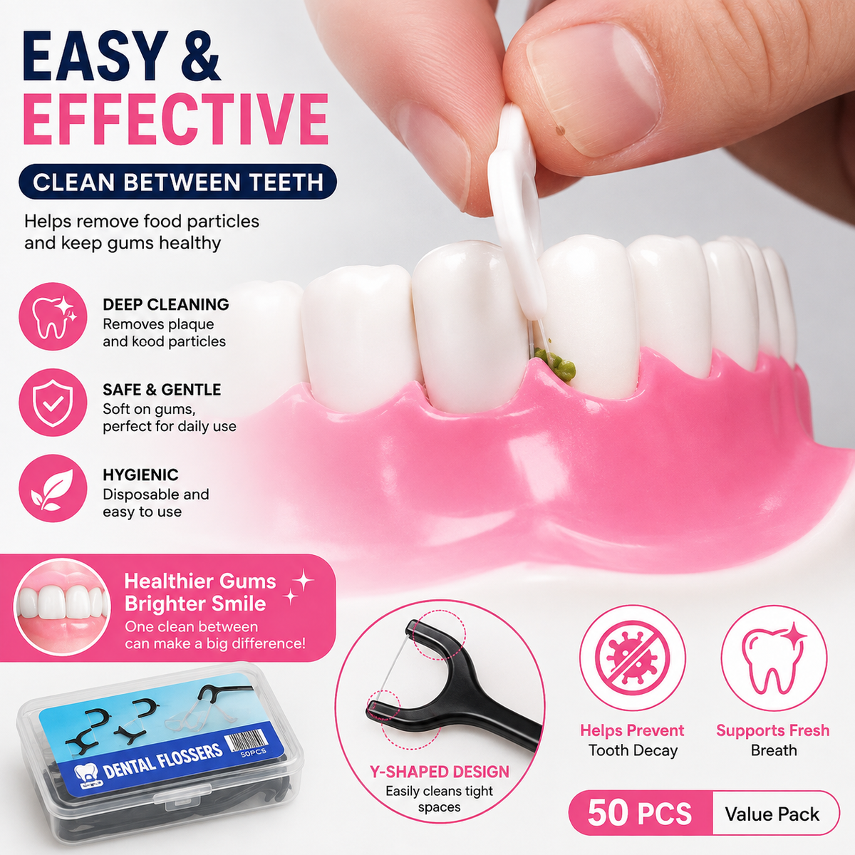 ⚡ Electric Floss for Teeth Cleaning | Easy, Gentle & Effective Oral Care