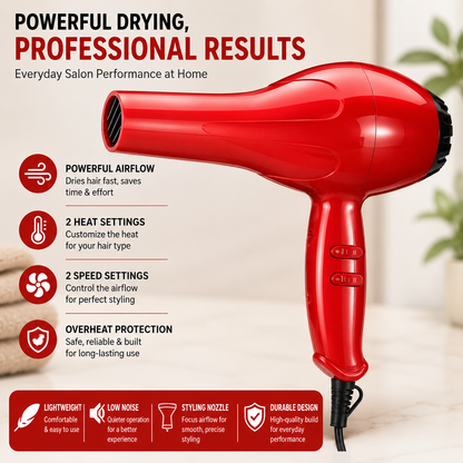 Vitek Hair Dryer - Compact, Lightweight & Powerful