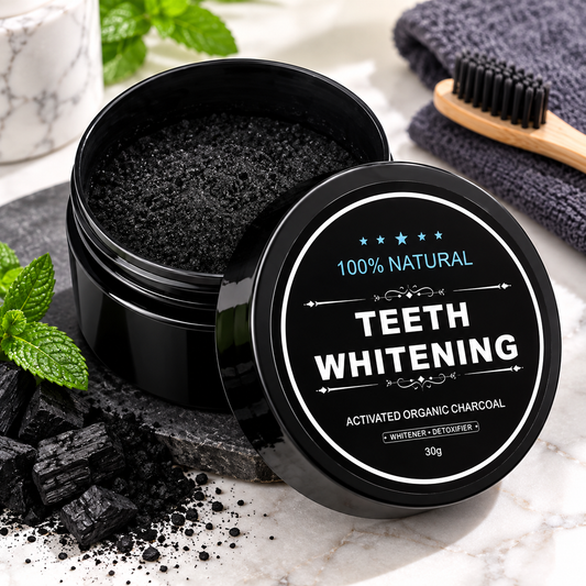 Charcoal Teeth Whitening Powder - Natural & Effective Oral Care