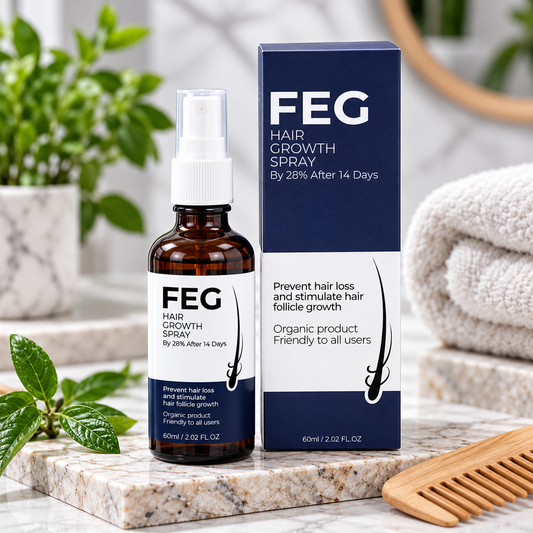 FEG Hair Growth Spray - Stop Hair Fall, Regrow Naturally & Strengthen