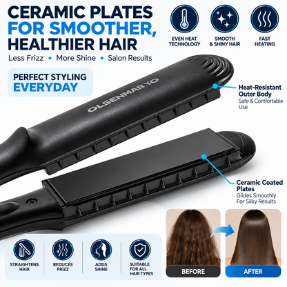 Hair Straightener For Styling - Sleek & Shiny Look ‍