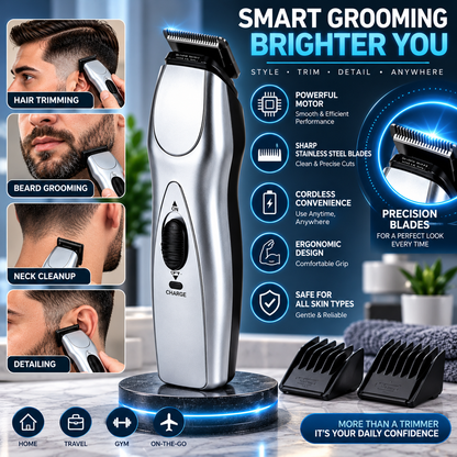 HC Hair Clipper - Professional Cordless Rechargeable Trimmer