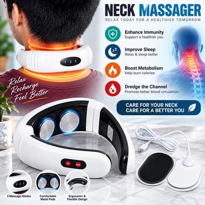 Smart Neck Massager - Pain Relief & Relaxation Anywhere!