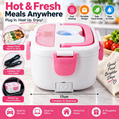 Portable Electric Heater Lunch Box - Fresh & Hot Meals Anywhere