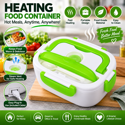 Portable Electric Heater Lunch Box - Fresh & Hot Meals Anywhere