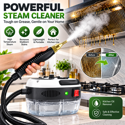2500W High-Power Steam Cleaner - Chemical-Free Deep Cleaning & 360°
