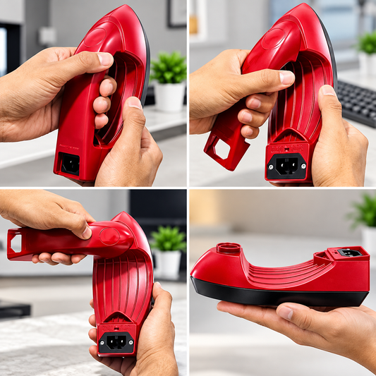 Compact Steam Iron - Portable 2-in-1 Travel Steamer & Garment Care