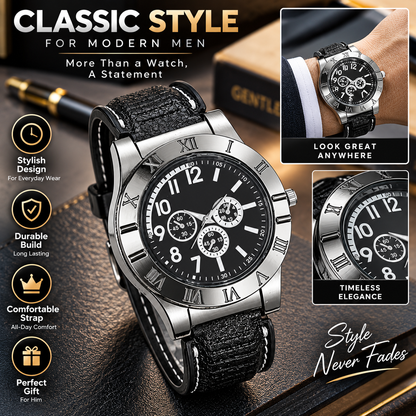 ⌚ Military USB Lighter Watch for Men - Windproof, Rechargeable