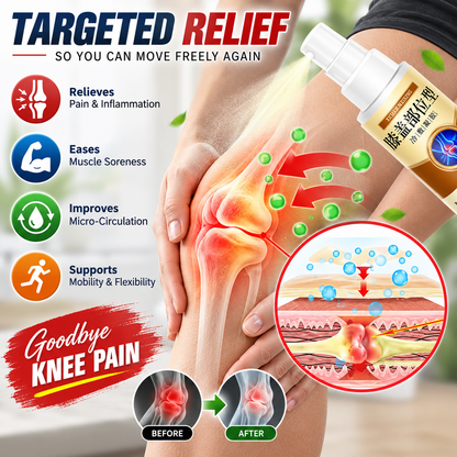 Knee Pain Relief Cold Spray - Instant Cooling Comfort for Joints