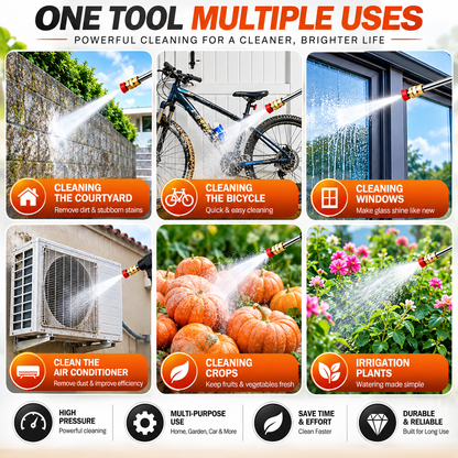 Car Pressure Washer - High-Power Cleaning for Home & Auto