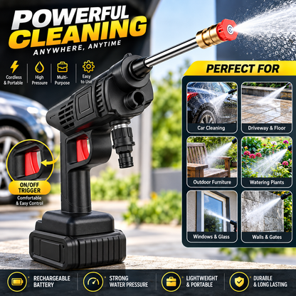 Car Pressure Washer - High-Power Cleaning for Home & Auto