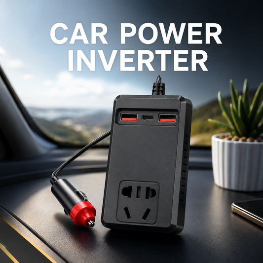 C12 Intelligent Car Power Inverter ⚡ | 150W AC Converter with USB-A