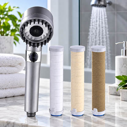 3 Modes High-Pressure Shower Head | Massage Spa Bath