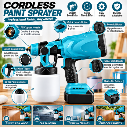 Portable Paint Sprayer | Wireless Design