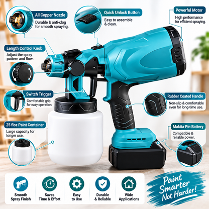 Portable Paint Sprayer | Wireless Design