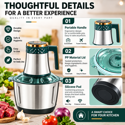Stainless Steel Food Chopper | Best For Kitchen