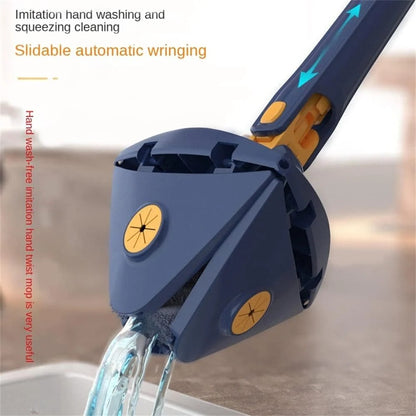 360 Rotating Adjustable Mop |  Microfiber Cleaning Pads