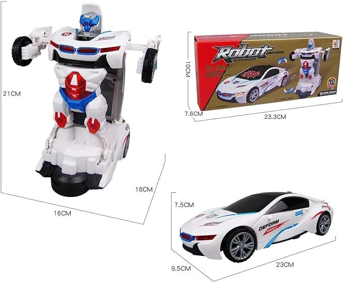 Robot Deform Car | 🚗 2 in 1 Button Car Robot Vehicle Deformation