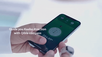 Zikr Ring | Prayer Reminders, Tasbeeh Counter, Bluetooth connectivity, OLED display