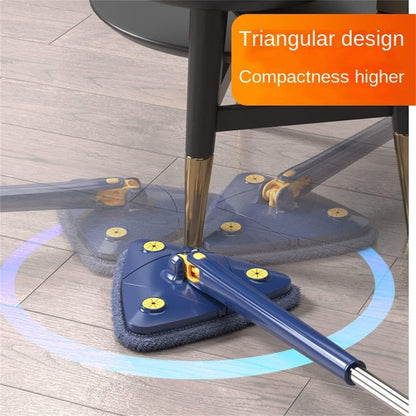 360 Rotating Adjustable Mop |  Microfiber Cleaning Pads