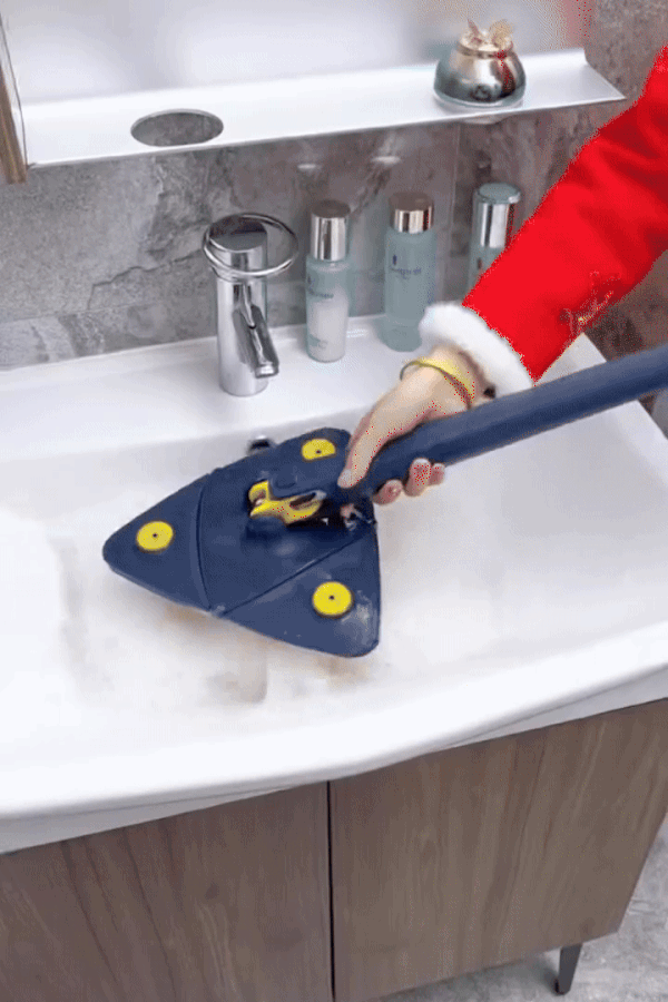 360 Rotating Adjustable Mop |  Microfiber Cleaning Pads