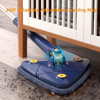 360 Rotating Adjustable Mop |  Microfiber Cleaning Pads